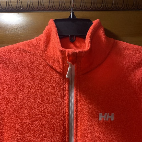 Helly Hansen Daybreak Red/Orange Fleece Jacket Size Small - Picture 4 of 9
